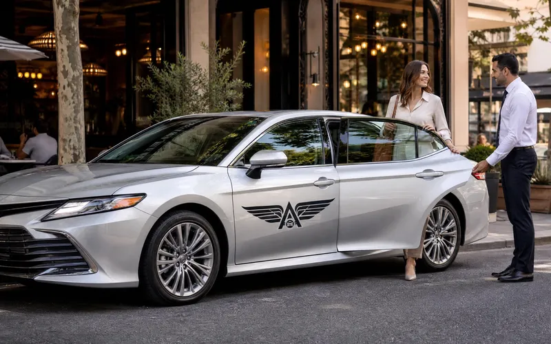 13CABS Toyota Camry with professional chauffeur