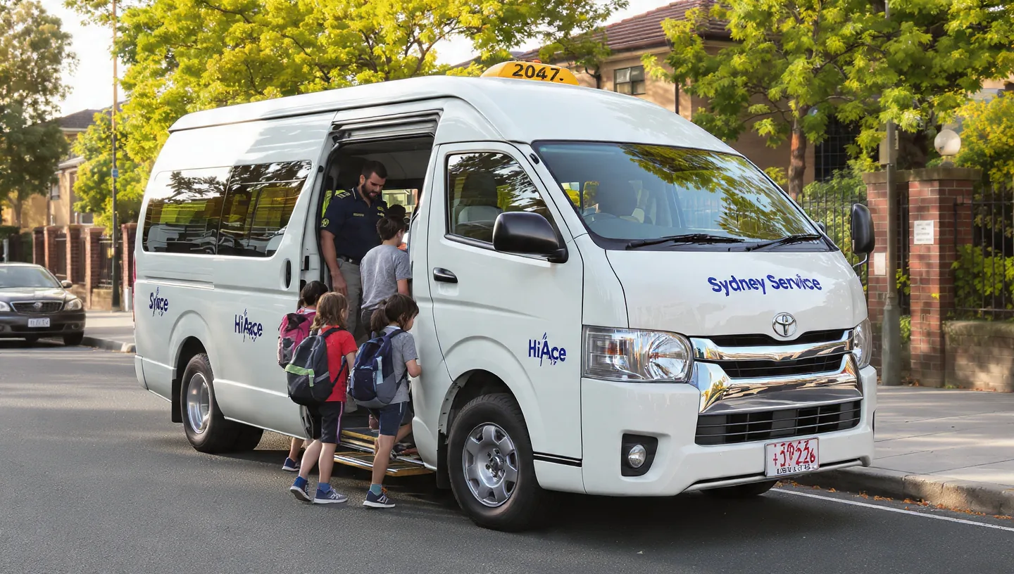 Premium Maxi Taxi Blue Mountains City Council service vehicle