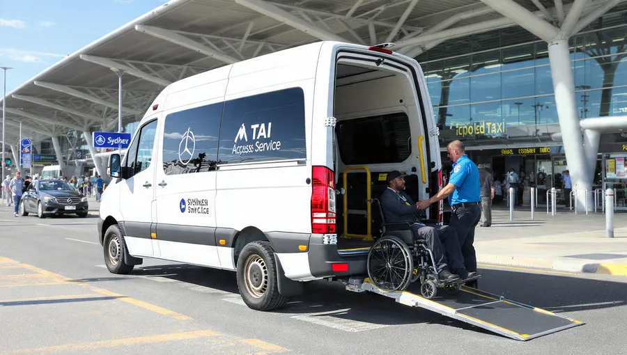 Wheelchair accessible Maxi Taxi Bayside Council ramp request