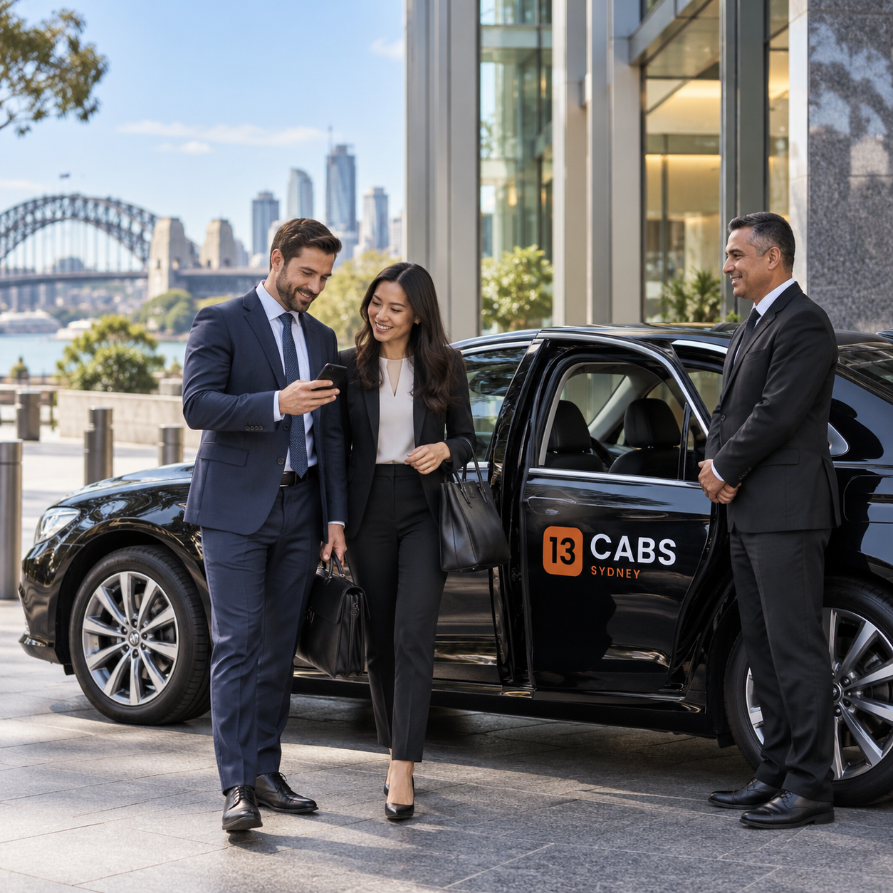 Corporate maxi taxi transfer near Barangaroo Sydney